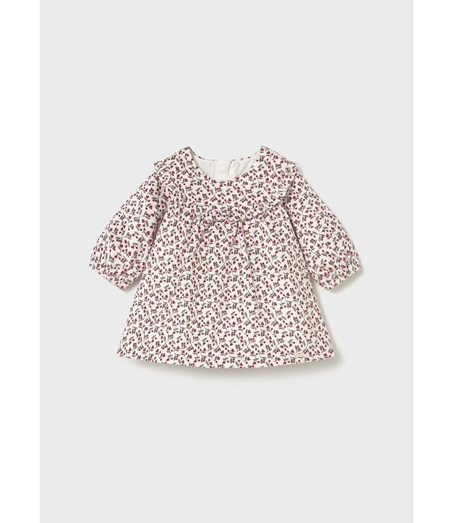 Mayoral Mayoral - Printed velvet dress - Cherry