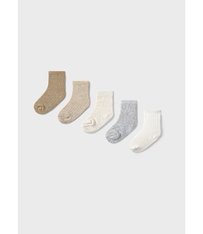 Mayoral Mayoral - Set of 6 socks - Neutrals
