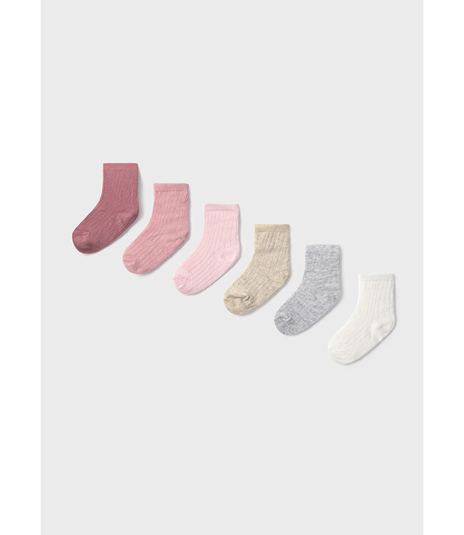 Mayoral Mayoral - Set of 6 socks - Roses