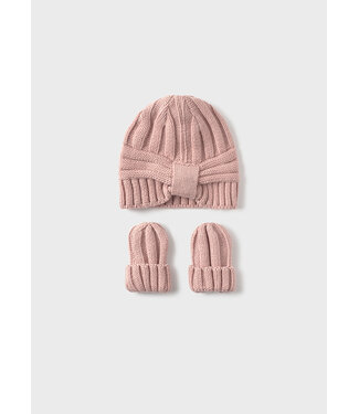 Mayoral Mayoral - Hat and gloves set - Peach