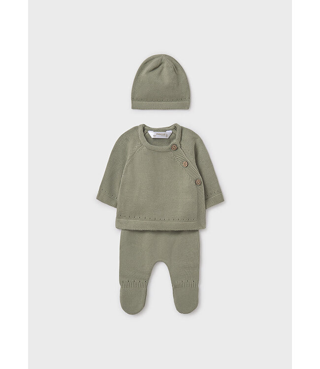 Mayoral Mayoral - Tricot gift set - Sage