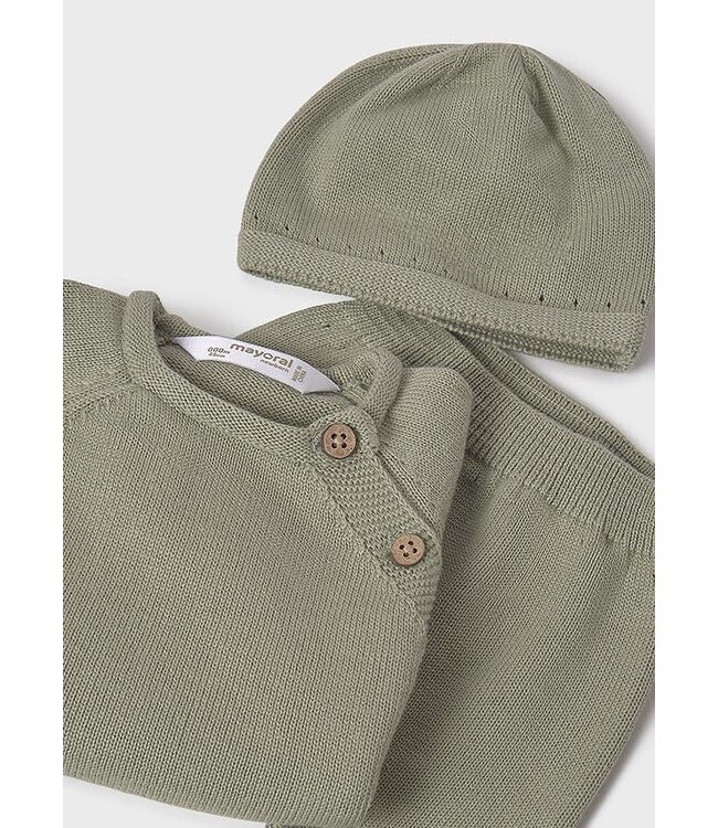Mayoral Mayoral - Tricot gift set - Sage