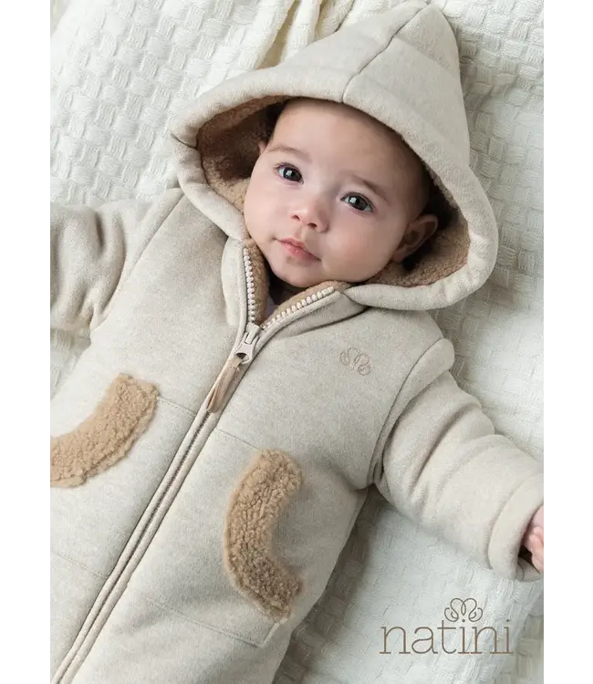Natini Natini - Babygrow Outdoor - Light Beige