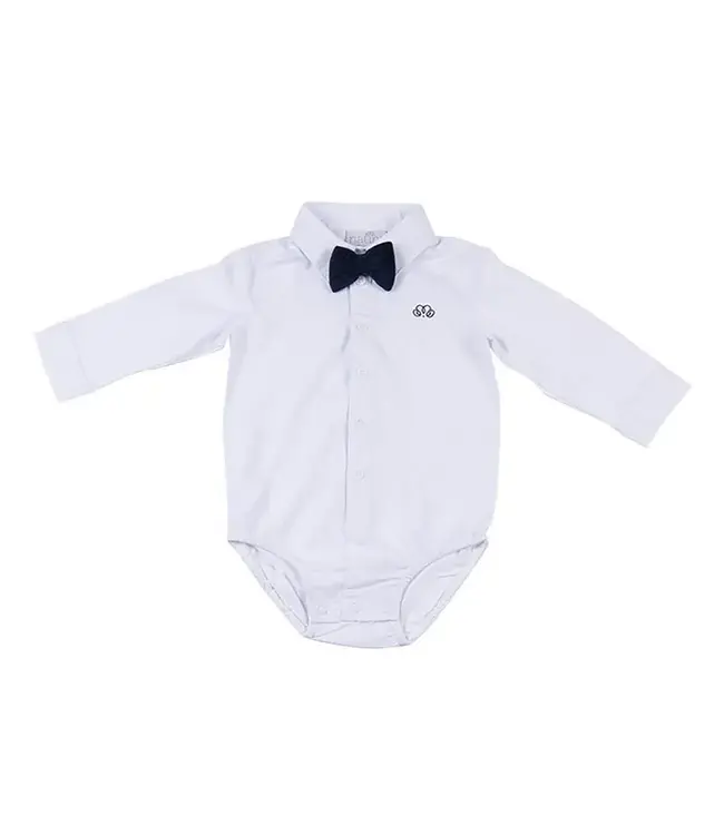 Natini Natini - Shirt Body Pierrot Bow - Velvet Blue