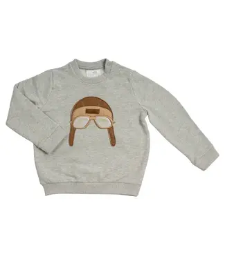 Natini Natini - Sweater Pilot - Grey/brown