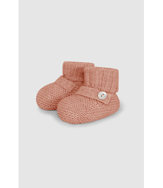 Laranjinha Laranjihna - Knitted booties - Pink