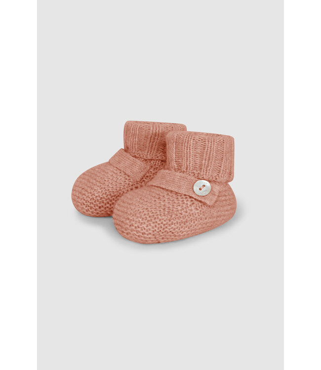 Laranjinha Laranjihna - Knitted booties - Pink