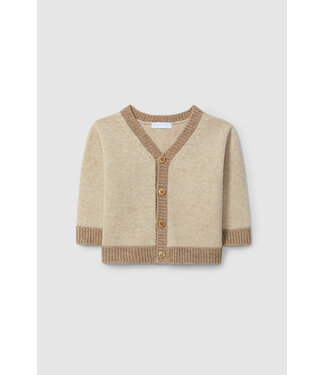 Laranjinha Laranjihna - Gilet knitted - Beige
