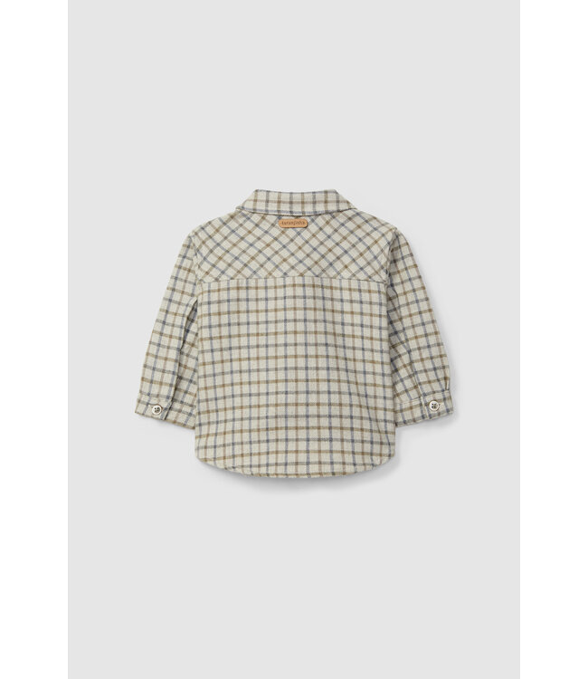 Laranjinha Laranjihna - Hemd ruitjes - beige