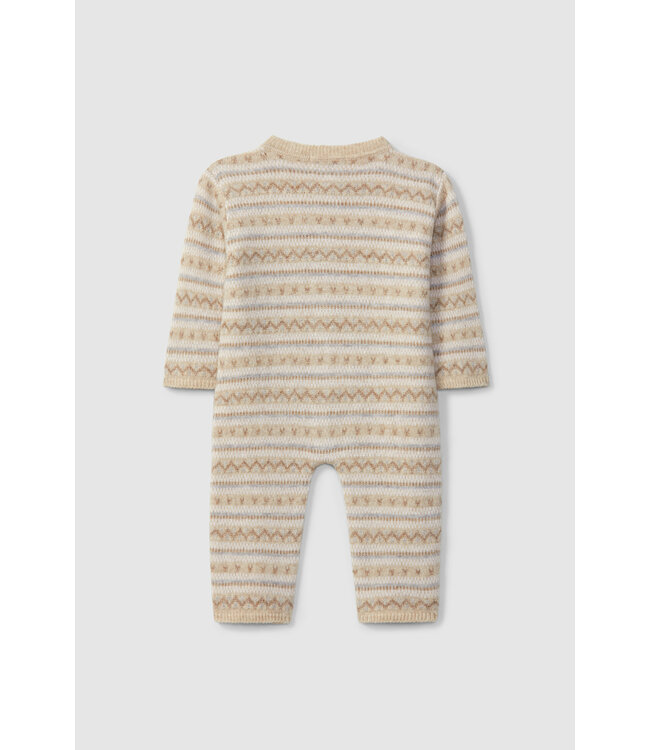 Laranjinha Laranjihna - Jacquard knit set