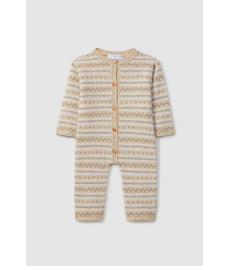 Laranjinha Laranjihna - Jacquard knit set