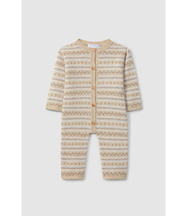 Laranjinha Laranjihna - Jacquard knit set