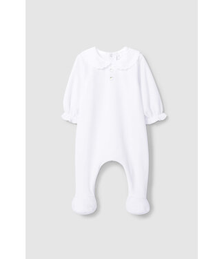 Laranjinha Laranjihna - Babypakje velours - wit