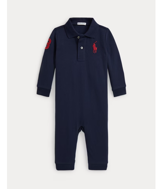Ralph Lauren Ralph Lauren - Katoenen mesh Polo overall met Big Pony - Refined na