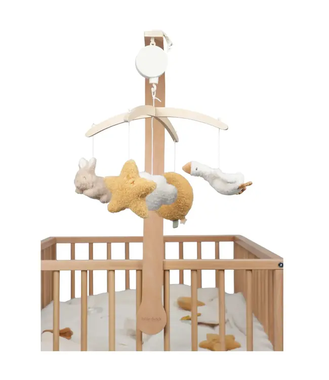 Little Dutch Toys Little Dutch Toys - Houten muziekmobiel Newborn Naturals FSC