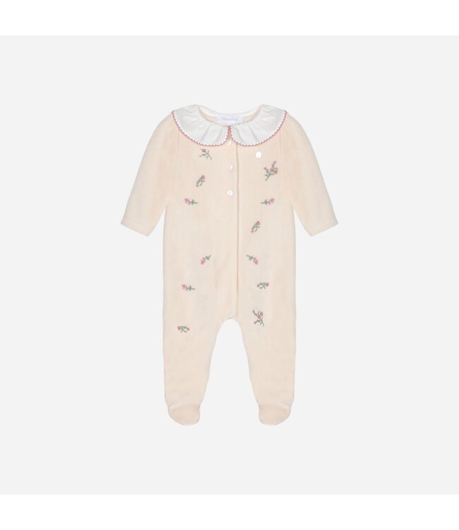 Patachou Patachou - Babypakje velours  - Beige floral