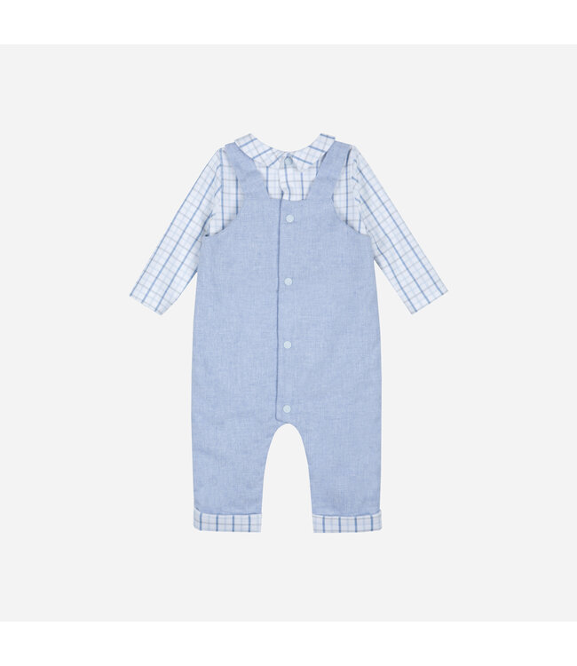 Patachou Patachou - Babypakje hemdje - melange blue