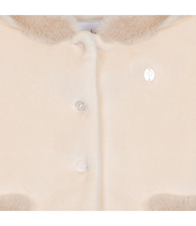 Patachou Patachou - Jasje velours - beige