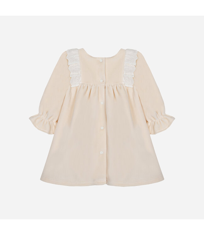 Patachou Patachou - Jurk velours - beige