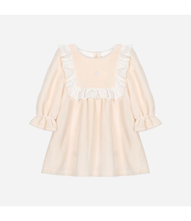 Patachou Patachou - Jurk velours - beige