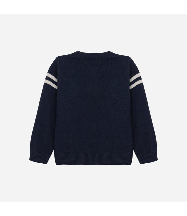 Patachou Patachou - Sweater Tricot - Marine dog
