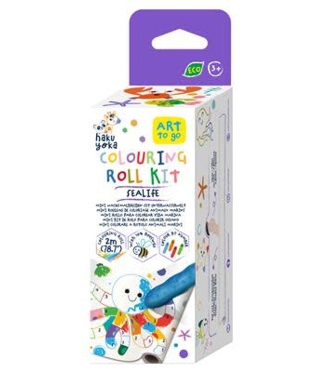 Haku Yoka Haku Yoka - Mini Kleurrol Kit - Zeedieren
