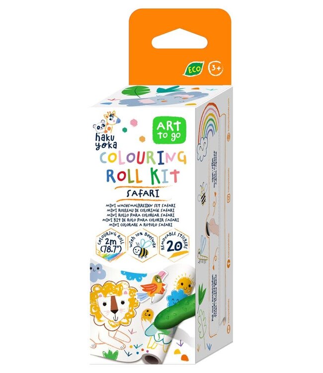 Haku Yoka Haku Yoka - Mini Kleurrol Kit - Safari