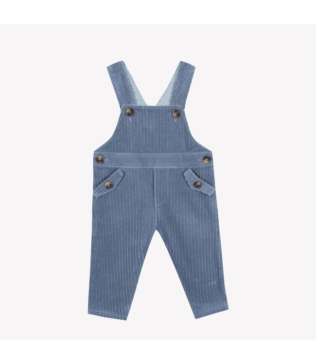 Tartine et Chocolat Tartine et Chocolat - Salopette Rib - Bleu grisé