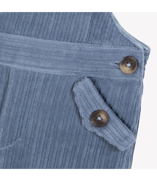 Tartine et Chocolat Tartine et Chocolat - Salopette Rib - Bleu grisé