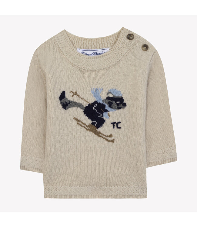Tartine et Chocolat Tartine et Chocolat - Pull - Beige