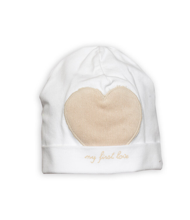 First First - G bonnet hart- white-beige