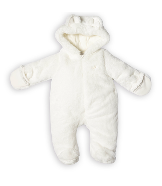 First First - U hooded pilot fur- off white