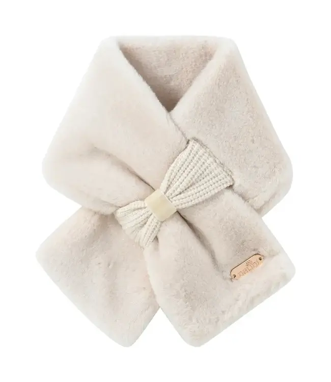 Natini Natini - Scarf Fur Bow Cream