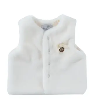 Natini Natini - Gilet Fur Girl Cream
