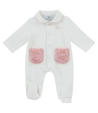 Natini Natini - Babygrow Minnie - Offwhite Pink