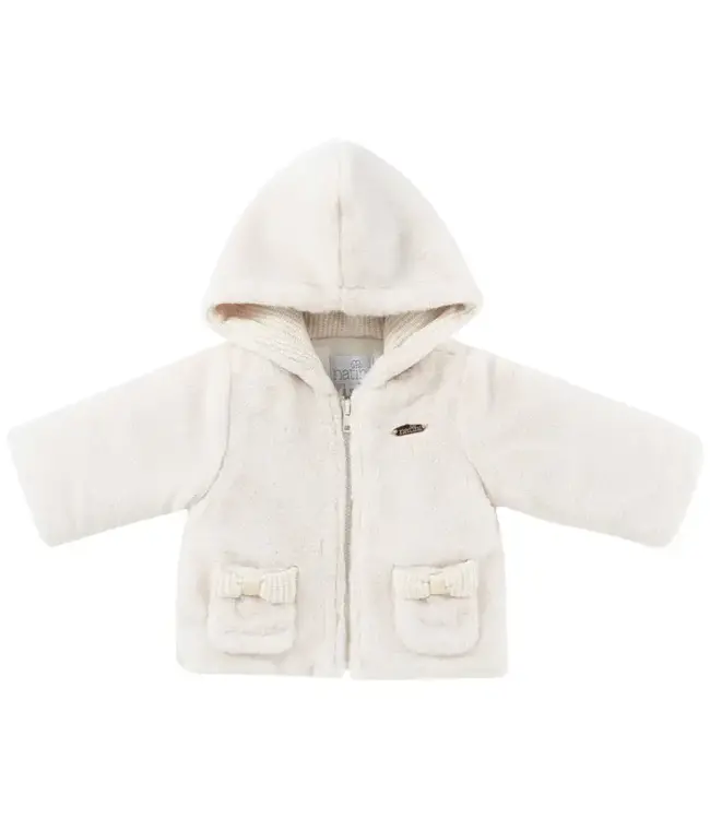 Natini Natini - Jacket Fur Bow Cream