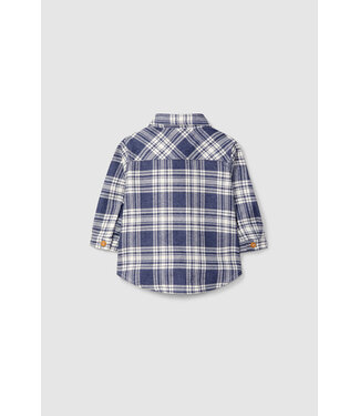 Laranjinha Laranjihna - Hemd ruitjes - Indigo