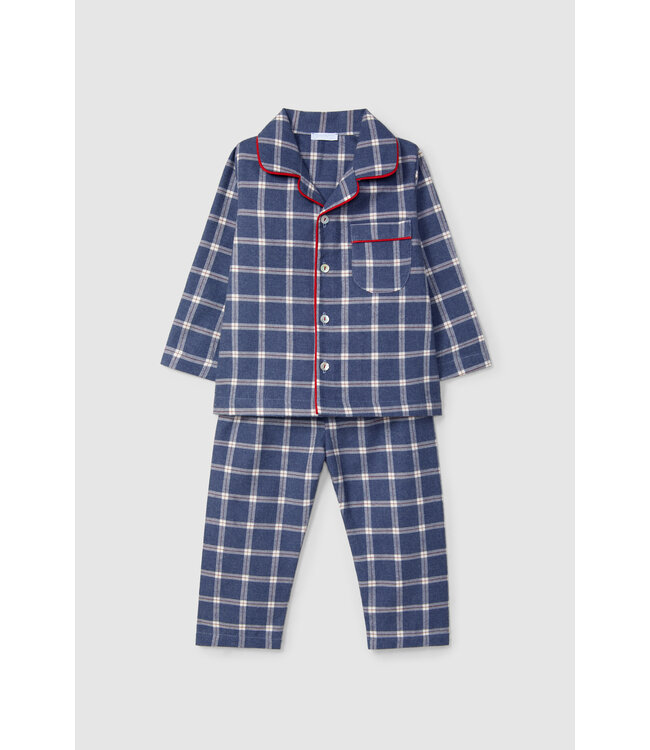 Laranjinha Laranjihna - Pyjama Check - Indigo