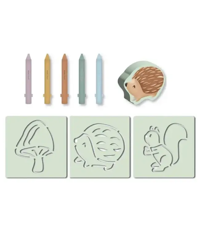 Little Dutch Toys Little Dutch Toys - badkrijtjes met spons en sjablonen