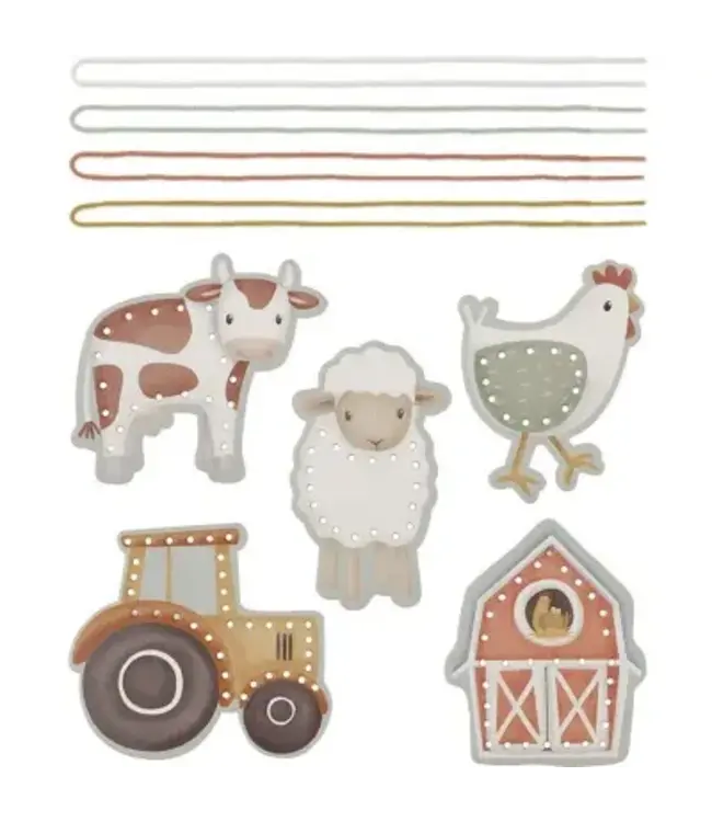 Little Dutch Toys Little Dutch Toys -  Rijgkaarten Little Farm