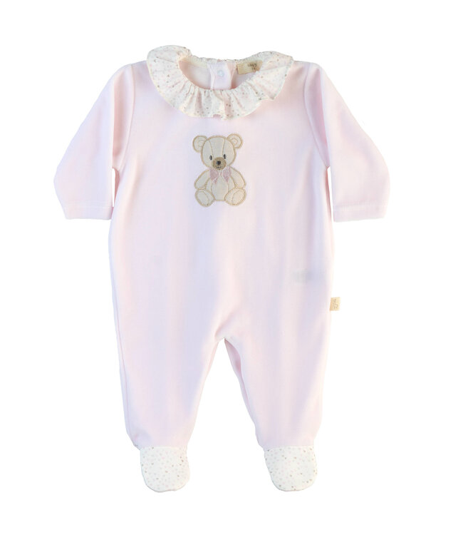 Baby Gi - Pink babygrow Teddy & Me