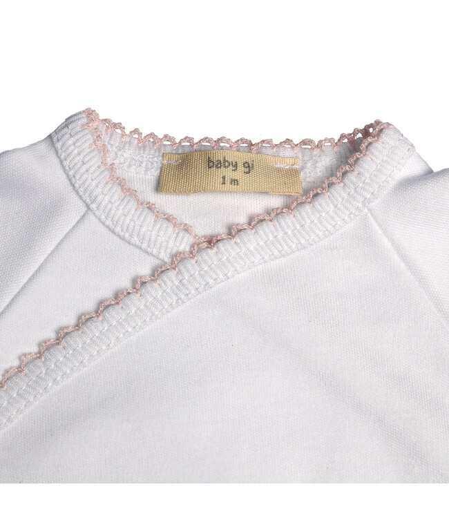 Baby Gi - Body white- pink detail