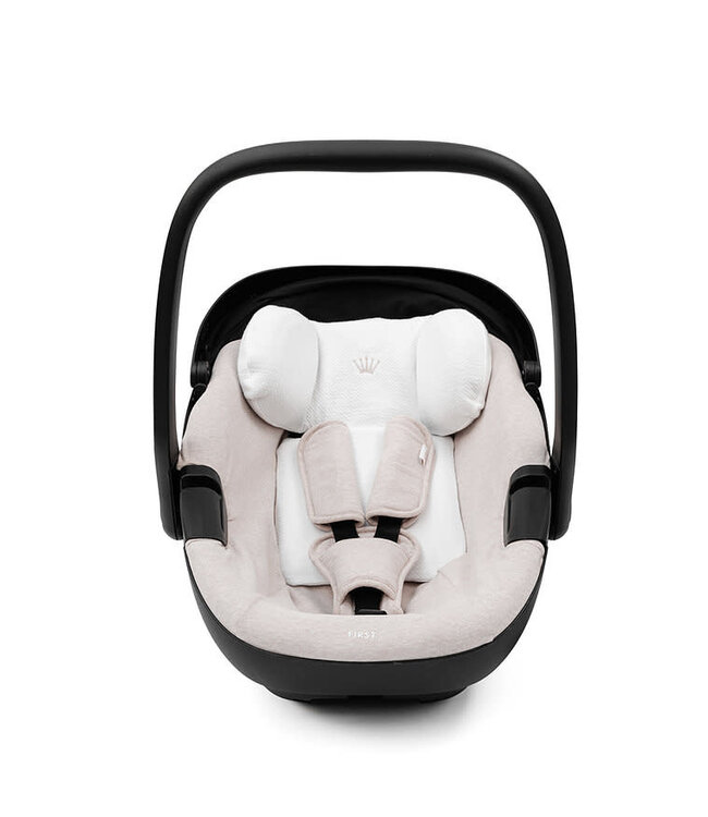 First First - car seat comfort set  FIRST - beige-white
