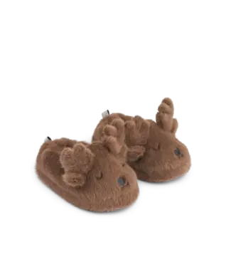 Liewood Liewood - Aviaja Reindeer Slippers - Pecan