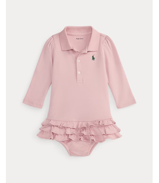 Ralph Lauren Ralph Lauren - Zacht katoenen Polo-jurk met bloomer - Surfside rose