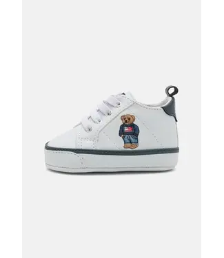 Ralph Lauren Ralph Lauren - QUILTON BEAR GORE LAYETTE UNISEX - Kruipschoentjes - Wit