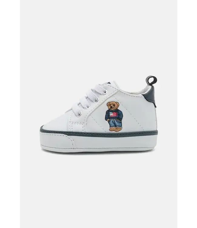 Ralph Lauren Ralph Lauren - QUILTON BEAR GORE LAYETTE UNISEX - Kruipschoentjes - Wit