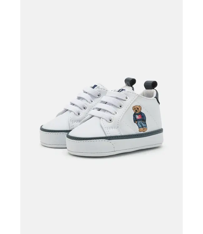 Ralph Lauren Ralph Lauren - QUILTON BEAR GORE LAYETTE UNISEX - Kruipschoentjes - Wit