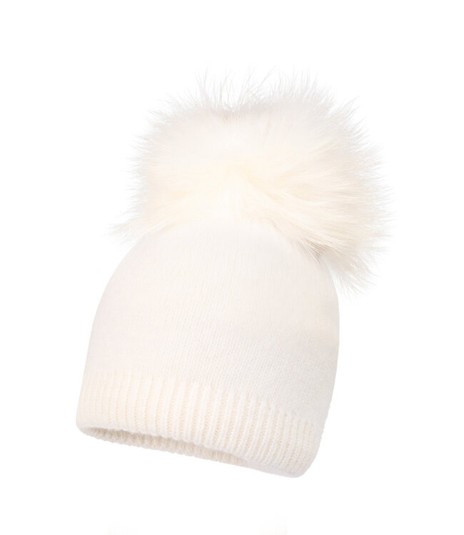 Jamiks Jamiks - MADS merino muts - Ecru