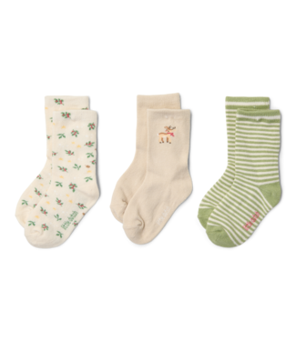 Little Dutch Little Dutch - 3-pack sokken Little Christmas